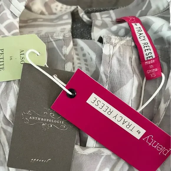 NWT Anthro Plenty by Tracy Reese Kurta Top XS - Picture 5 of 6